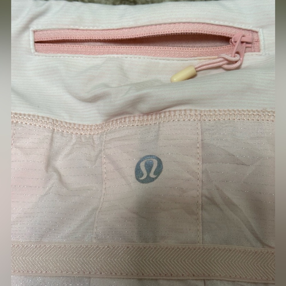 Lululemon Shimmering Pink Pace Setter Skirt RARE 4 - Picture 2 of 9